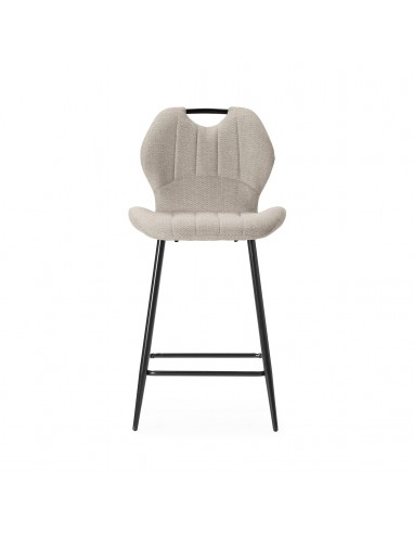 Banqueta de design MULI 65, encosto em tecido...