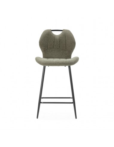 Banqueta de design MULI 65, encosto em tecido...