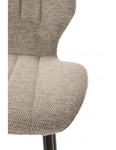 Banqueta de design MULI 65, encosto em tecido...