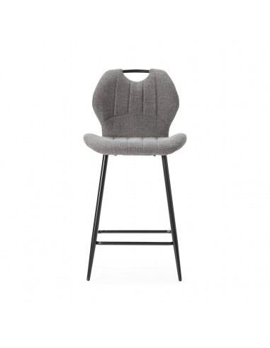 Banqueta de design MULI 65, encosto em tecido...