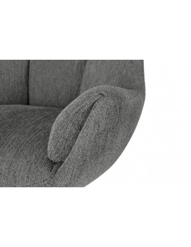 Poltrona giratória de design ODETTE em tecido...