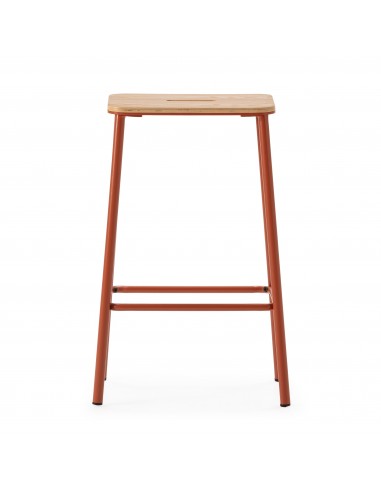 Banqueta minimalista ABBA 65, metal telha e...