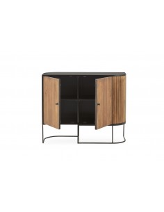 Aparador colonial CURVE 110 x 90, madera de mango y metal 2