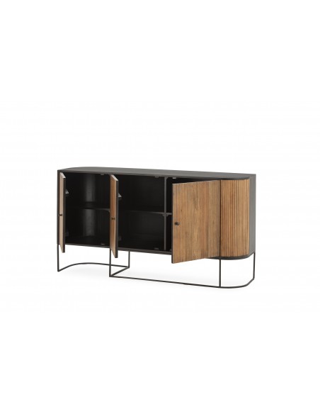 Aparador colonial CURVE 165 x 90, madera de mango y metal