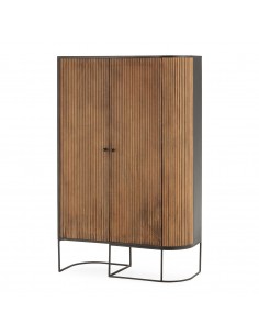 Aparador alto colonial CURVE 100 x 165, madera de mango y...