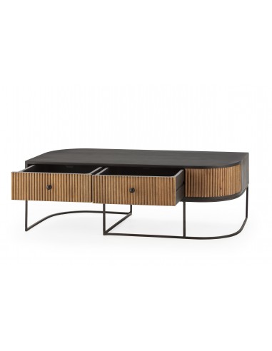 Mesa de centro colonial CURVE 120 x 60, madera...