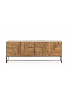 Aparador étnico Nereida 210 x 40 x 80, madera mango y... 2