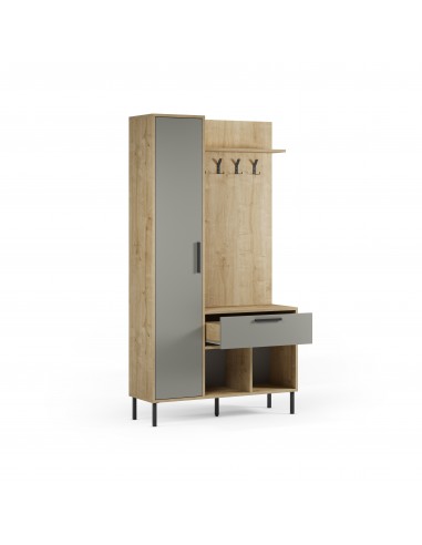 Recibidor con perchero HEIDY 195 x 108,...