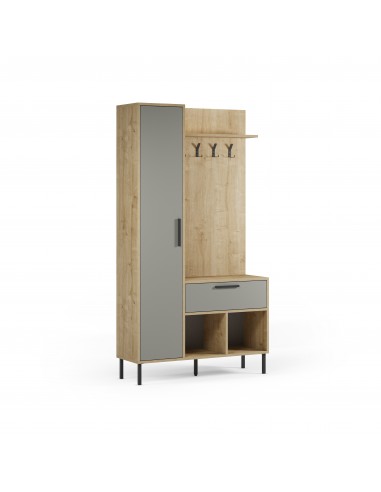 Recibidor con perchero HEIDY 195 x 108,...