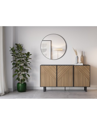 Aparador ALANA 150 x 80 em melamina carvalho e...