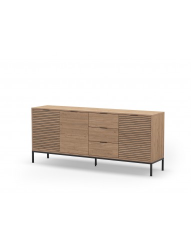 Aparador moderno ARIEL 180 x 80, melamina sepet...