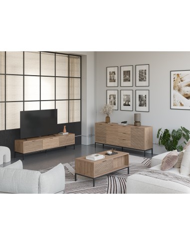 Mesa de centro moderna ARIEL 110 x 45, 2...