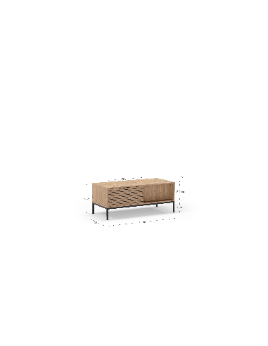 Mesa de centro moderna ARIEL 110 x 45, 2...