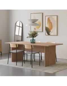 Mesa de jantar moderna ARIEL 200 x 75, MDF melamina sepet... 2