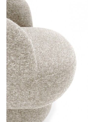 Sillón giratório de diseño curvilíneo DALI en...