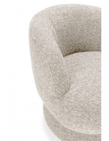 Sillón giratório de diseño curvilíneo DALI en...