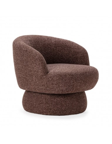 Sillón giratório de diseño curvilíneo DALI en...