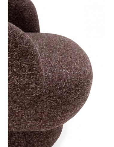 Sillón giratório de diseño curvilíneo DALI en...