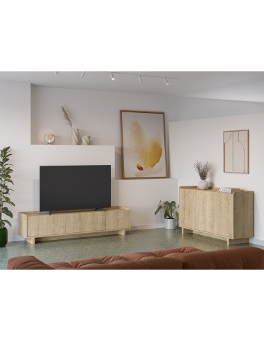 Móvel TV DAIRA 4 portas 180 x 45, melamina...