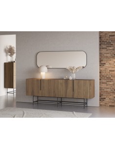 Aparador minimalista 200 x 77,5 cm,ELDIA, 4 puertas,... 2
