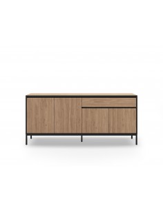 Aparador moderno LORENZA 180 x 80, melamina roble y... 2