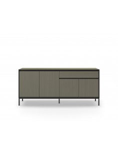 Aparador moderno LORENZA 180 x 80, melamina verde y... 2