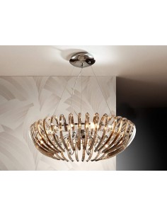 LAMPARA ARIADNA CHAMPAGNE 12L DIMABLE