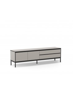 Mueble de TV moderno LORENZA 180 x 50, melamina crema y...