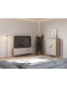 Aparador cubo designer LILOU 85 x 120, 2 portas, cor... 2