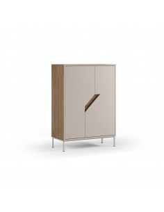Aparador cubo de diseño LILOU 85 x 120, 2 puertas, color...