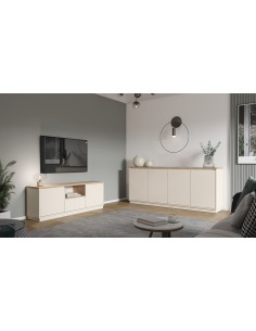 Mueble de TV minimalista LORETA 160, 3 puertas, color... 2