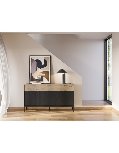 Aparador industrial MARION 150, 3 puertas y 3...