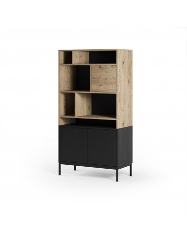 Libreria de diseño MARION 90 x 170, 3 puertas y...