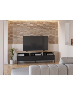 Mueble de TV de diseño MARION 180, 3 cajones y 3 huecos,... 2