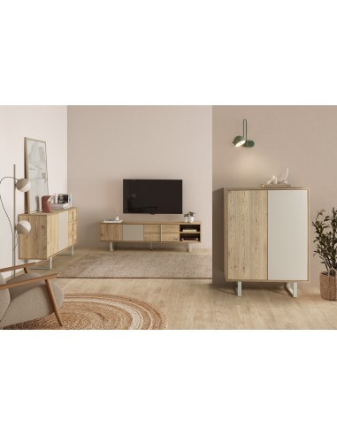 Aparador design MILLAY 140, 2 portas e 3...