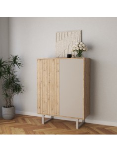Aparador cubo de diseño MILLAY 90 x 120, 2 puertas, color... 2