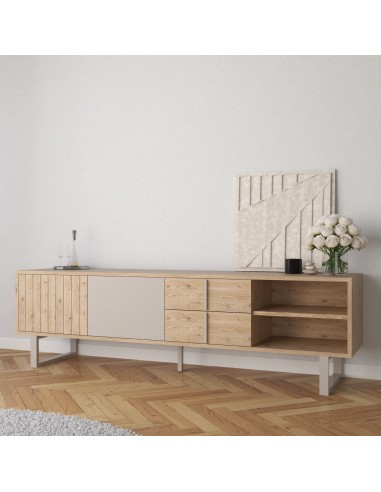 Mueble de TV de diseño MILLAY 180, 2 puertas,2...