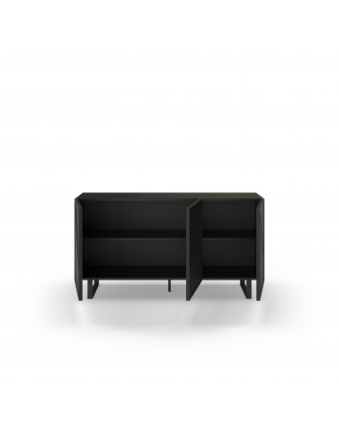 Aparador minimalista PETA 150 x 80, cor preto e...