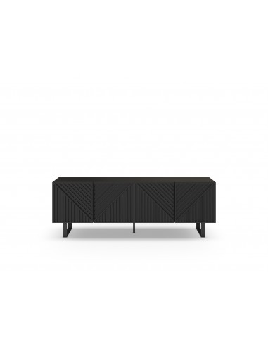 Móvel TV minimalista PETA 160 x 55, cor preto e...