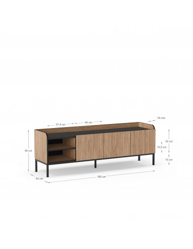 Mueble de TV minimalista ADARA 160 x 55, color...