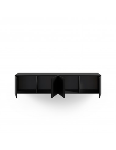 Móvel de TV minimalista de parede DAROCA 180 preto