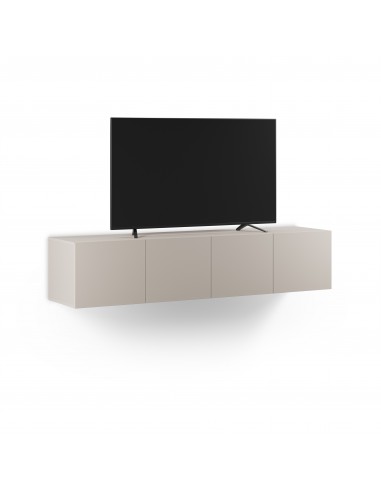 Mueble minimalista de TV suspendido a pared...