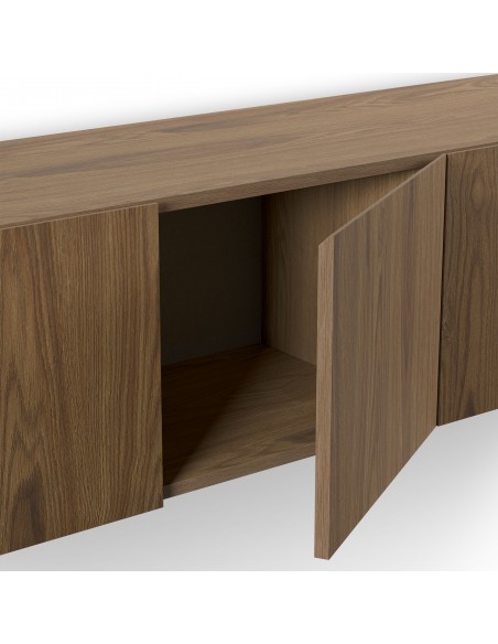 Mueble minimalista de TV suspendido a pared DAROCA 180 color roble