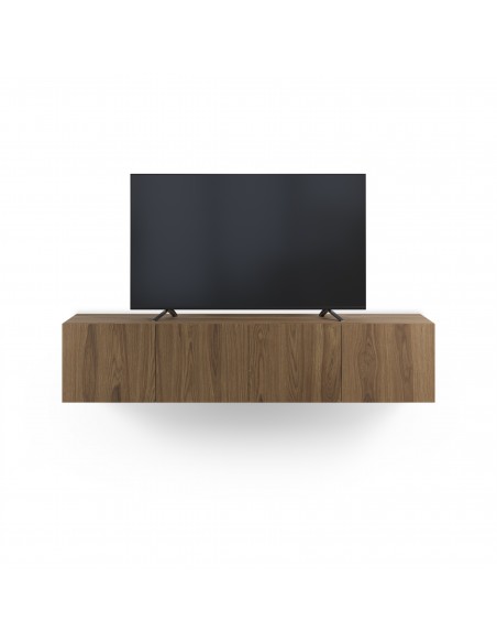 Mueble minimalista de TV suspendido a pared DAROCA 180 color roble