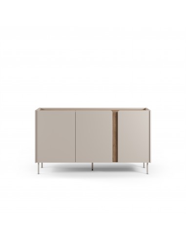 Aparador de design LUCILE 150, cor creme e...