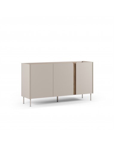 Aparador de design LUCILE 150, cor creme e...