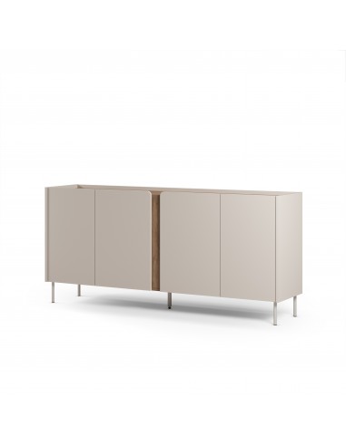 Aparador design LUCILE 180 cor creme e carvalho