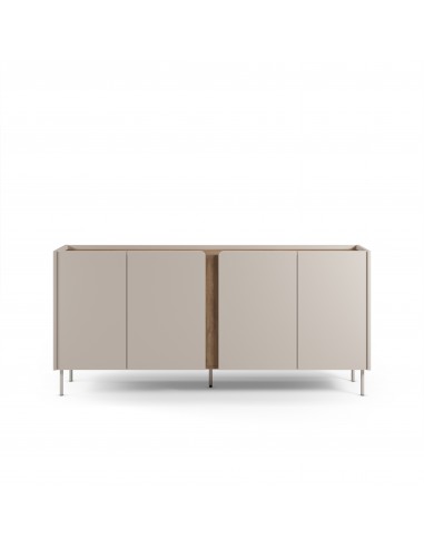 Aparador design LUCILE 180 cor creme e carvalho