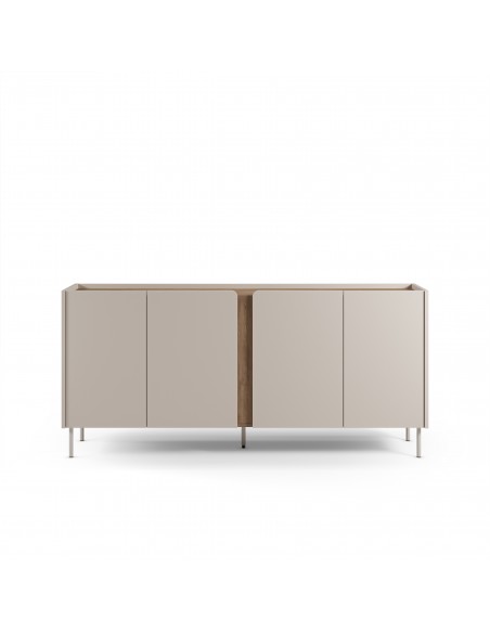Aparador design LUCILE 180 cor creme e carvalho