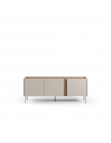 Mueble de TV de diseño LUCILE 140 color crema y...